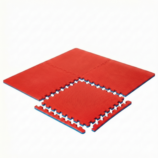 Classic Sport EVA Foam Mats | 50cm x 50cm x 20mm | 4 Mat Pack |   Red/Blue