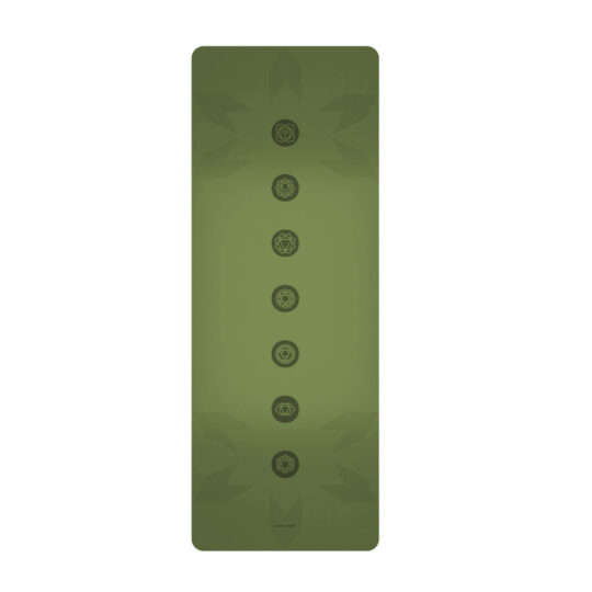 Chakramat® Pro Professional Yoga Mat (Olive Green) | Soft Floor UK