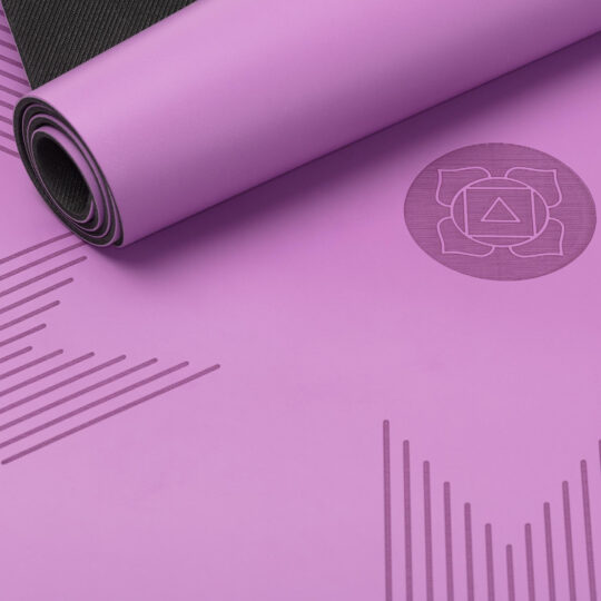Chakramat® Pro Professional Yoga Mat (Purple) | Soft Floor UK
