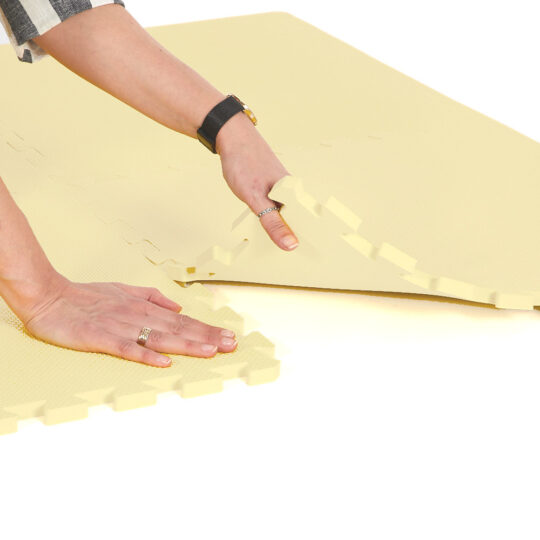 Classic 50cm EVA Foam Floor Tile (Lemon Butter)