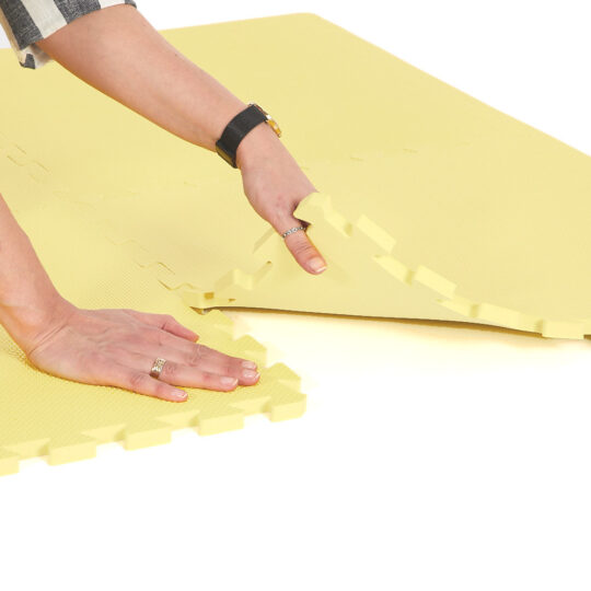 Classic 50cm EVA Foam Floor Tile (Lemon Butter)
