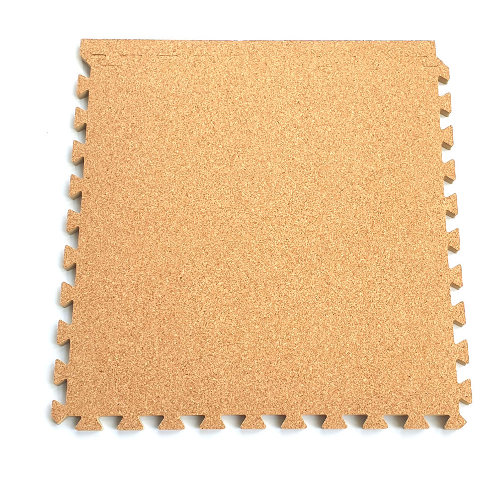 Natural Cork 60cm EVA Foam Floor Tiles