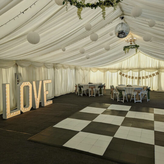 Portable Click Lock Dance Floor Tiles Event Wedding Marquee Disco | Soft Floor UK