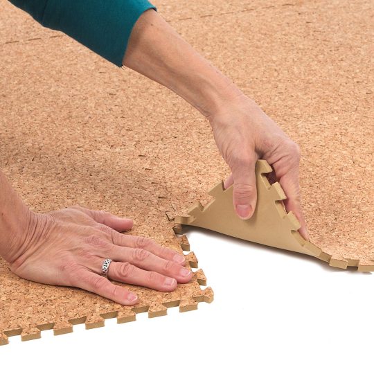 Natural Cork 30cm EVA Foam Floor Tiles